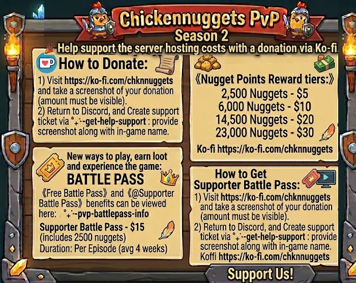 Chickennuggets PvP Donate/Support